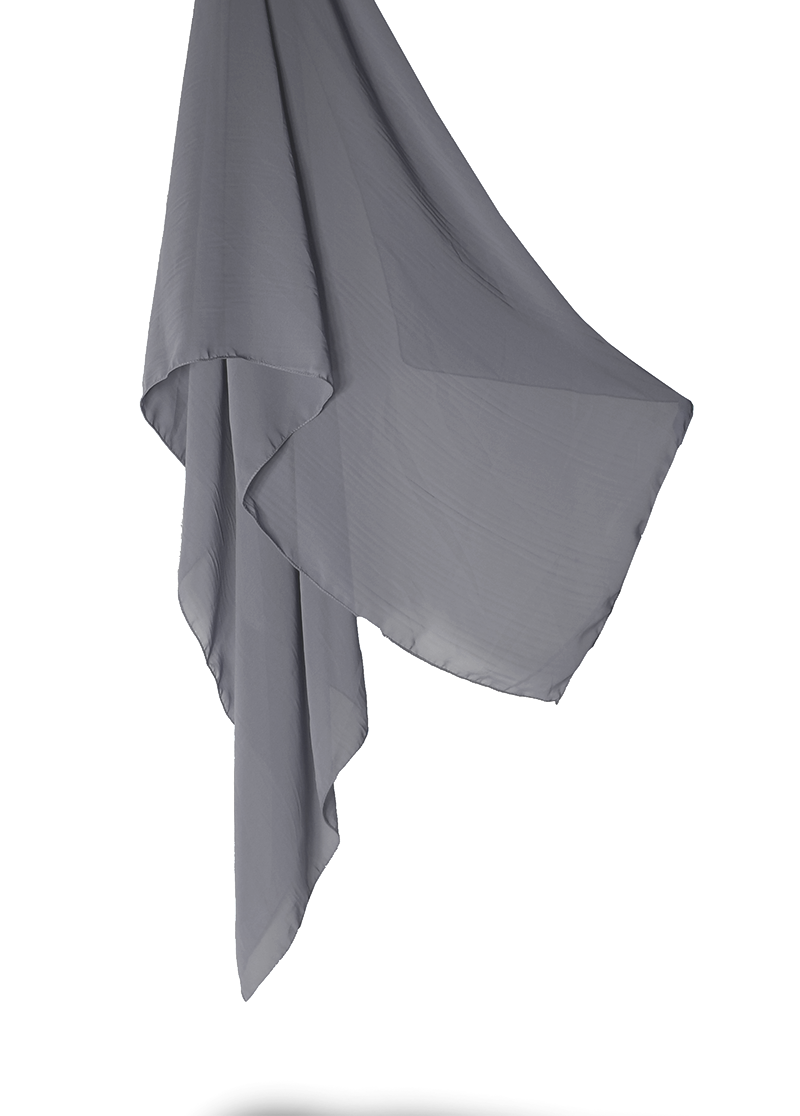 Essential Chiffon Hijab - Slate